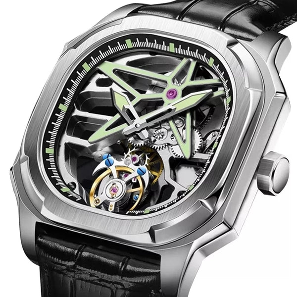 AESOP Official Watch Store Flying Tourbillon Movement Mechanical  Wristwatches Skeleton Watches for Menes Luxury Waterproof 2023